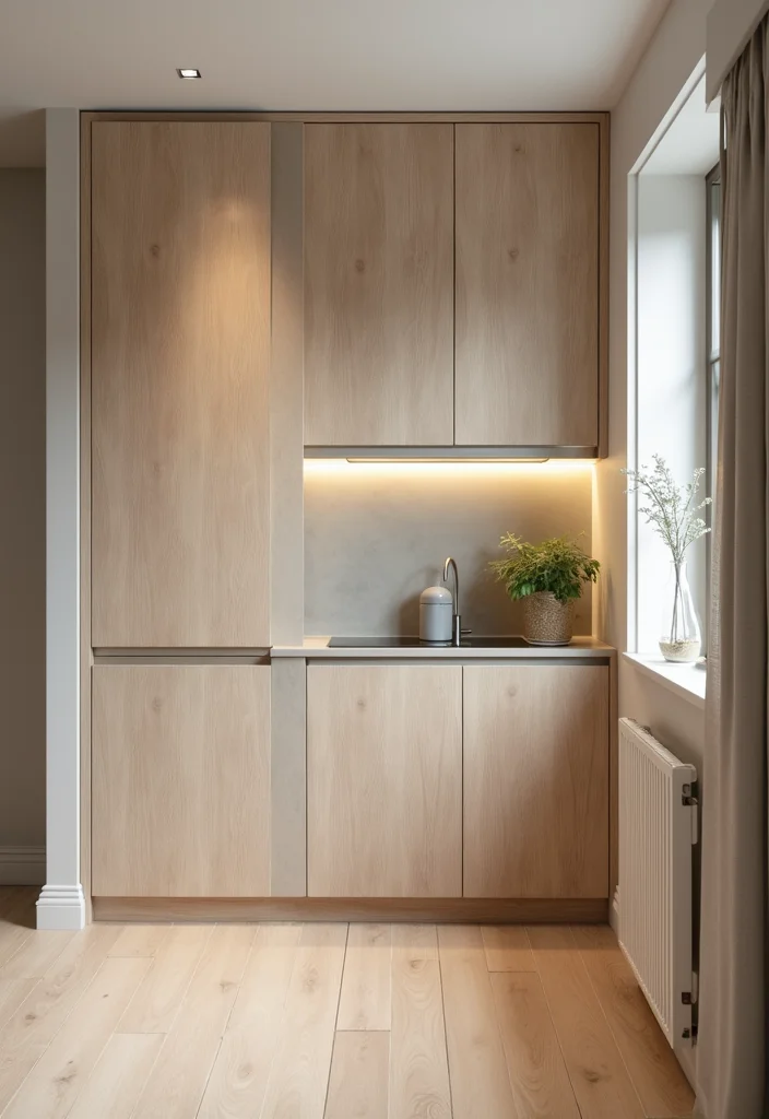 12 Kitchen Back Door Ideas for Practical Efficient Layouts - 4. Pocket Doors for Space Saving