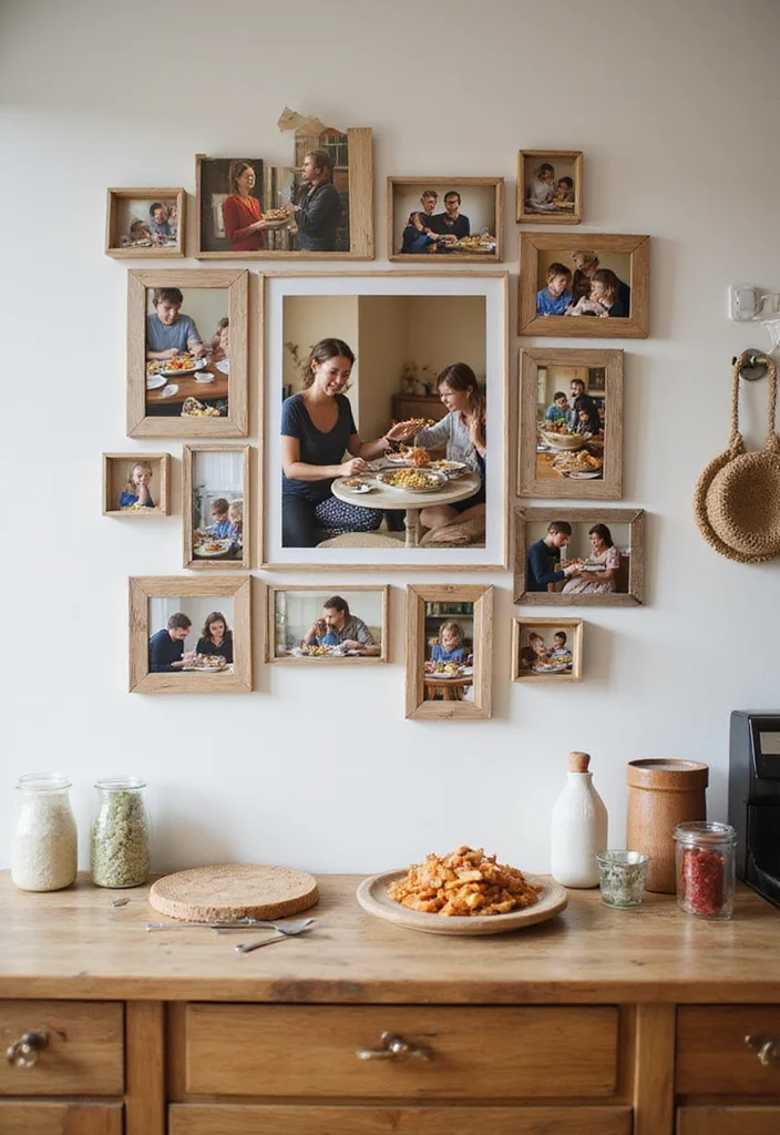 12 Kitchen Gallery Wall Ideas for Personalized Stylish Displays 96 12 Kitchen Gallery Wall Ideas for Personalized Stylish Displays - 10. DIY Photo Collage