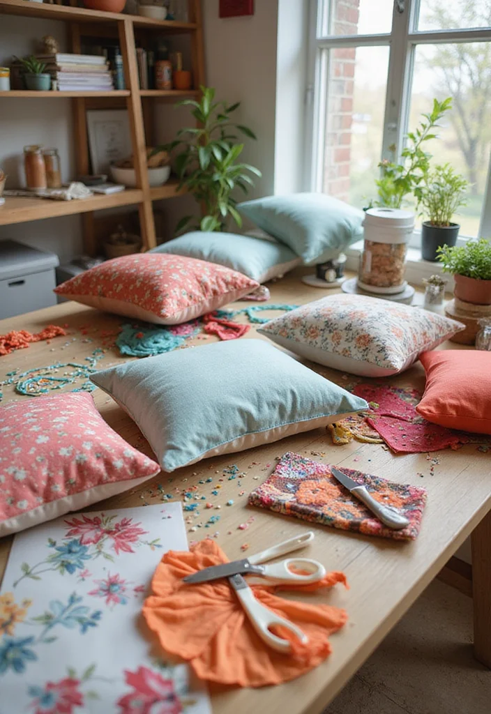 12 Living Room Pillow Ideas for Quick Style Refresh - 11. DIY Eco-Pillows