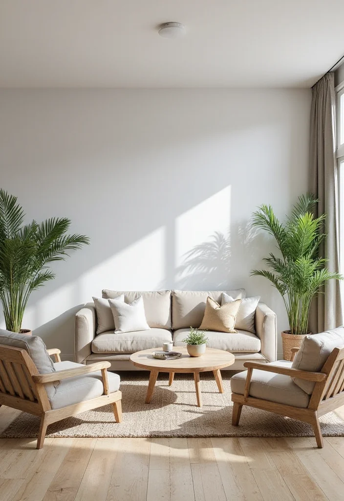 12 Low Ceiling Living Room Ideas for Taller Visual Space - 5. Use Low Furniture