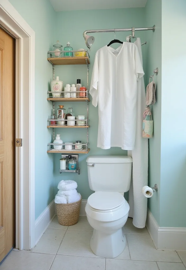 12 Mobile Home Bathroom Ideas for Smart Space Solutions - 5. Stylish Shower Caddies