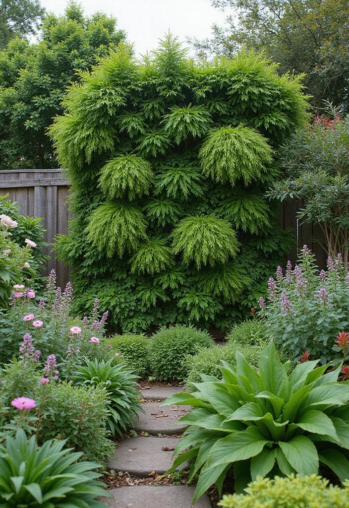 12 Palm Springs Backyard Ideas for Chic Desert Style - 10. Plant Walls for Privacy
