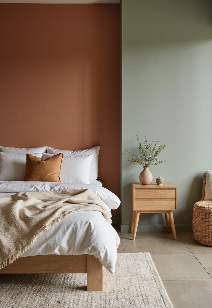 12 Pastel Bedroom Ideas for Fresh Airy Comfort 89 12 Pastel Bedroom Ideas for Fresh Airy Comfort - 9. Earthy Pastels