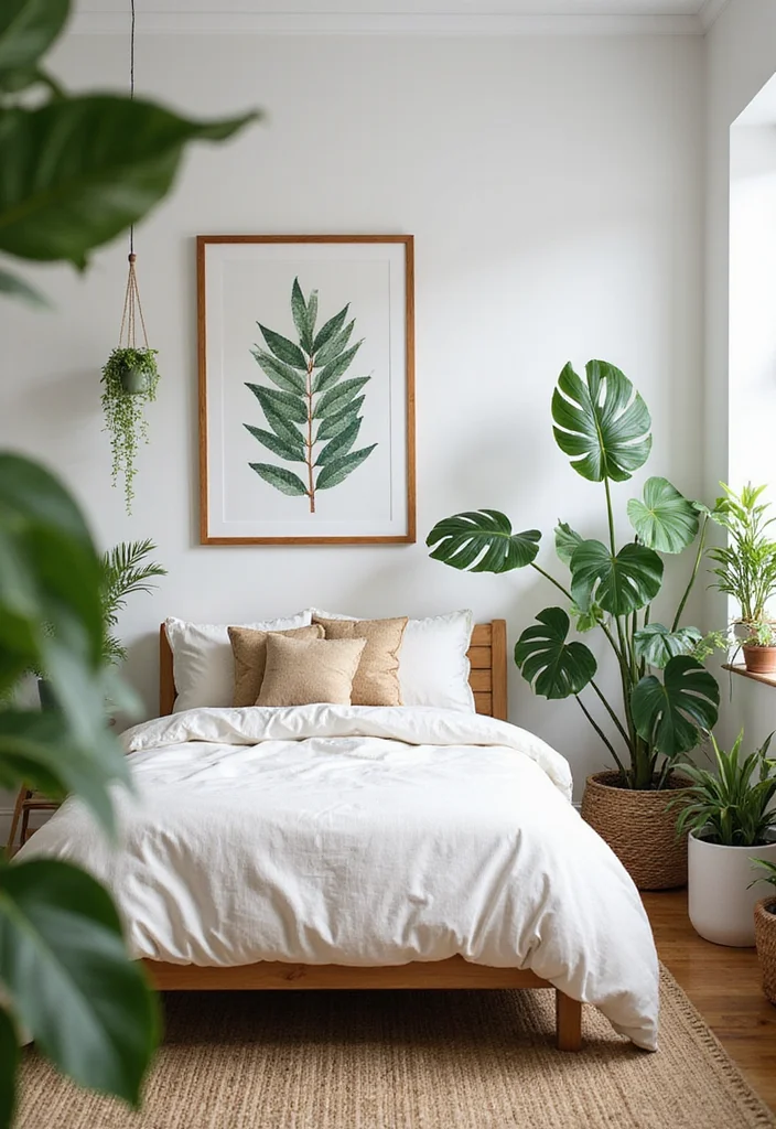 12 Retro Bedroom Ideas for Playful Vintage Style 100 12 Retro Bedroom Ideas for Playful Vintage Style - 10. Nature-Inspired Elements