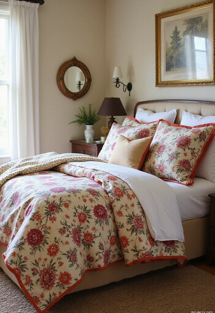 12 Retro Bedroom Ideas for Playful Vintage Style 78 12 Retro Bedroom Ideas for Playful Vintage Style - 8. Nostalgic Bedding