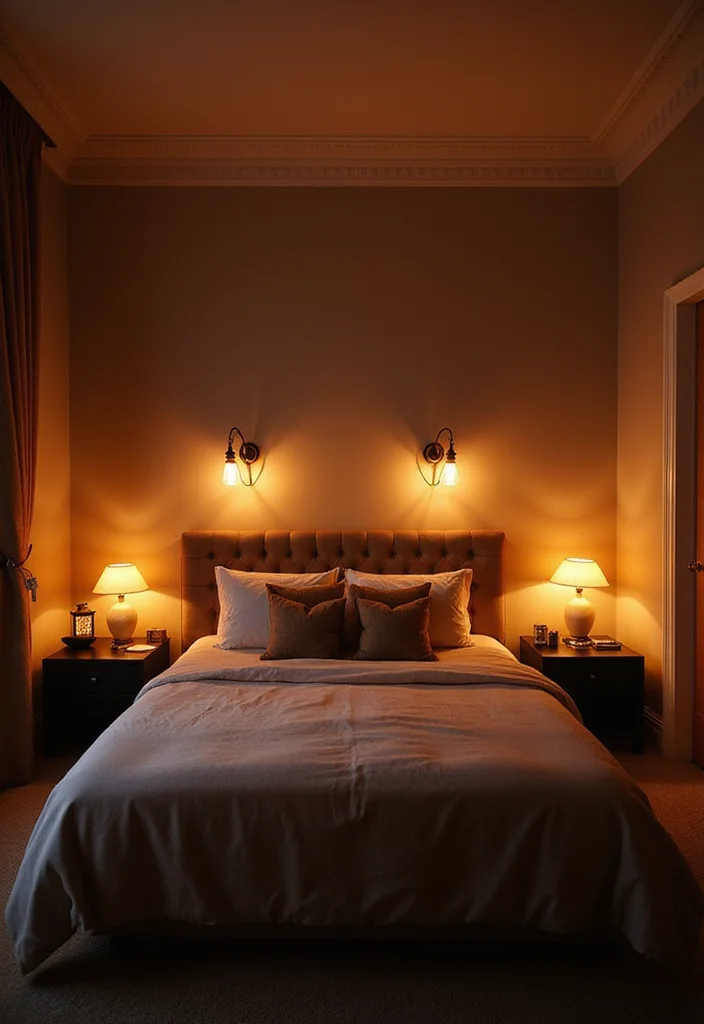 12 Spa Bedroom Ideas for Peaceful Restful Retreats 34 12 Spa Bedroom Ideas for Peaceful Restful Retreats - 4. Ambient Lighting