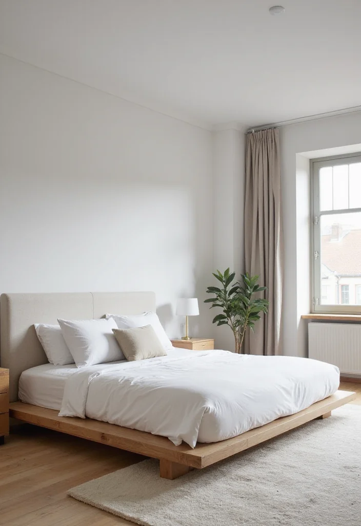 12 Spa Bedroom Ideas for Peaceful Restful Retreats 45 12 Spa Bedroom Ideas for Peaceful Restful Retreats - 5. Minimal Furniture