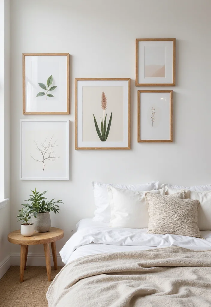 12 Spa Bedroom Ideas for Peaceful Restful Retreats 67 12 Spa Bedroom Ideas for Peaceful Restful Retreats - 7. Tranquil Artwork