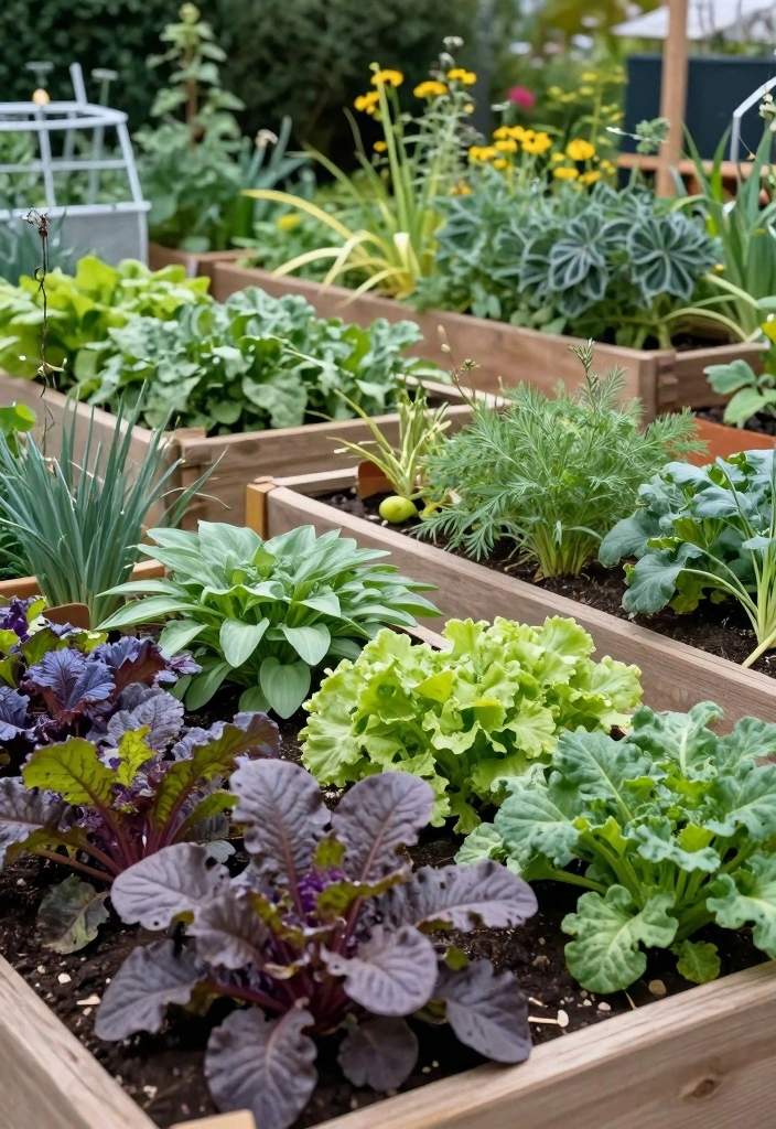 14 Outdoor Landscaping Ideas Backyard for Beautiful Greenery - 10. Edible Gardens: A Feast for the Eyes and Stomach