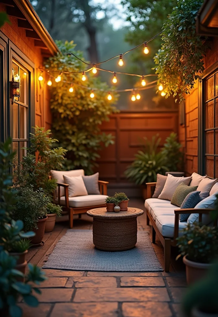 14 Outdoor Landscaping Ideas Backyard for Beautiful Greenery - 2. Compact Patio Spaces: Cozy Retreats