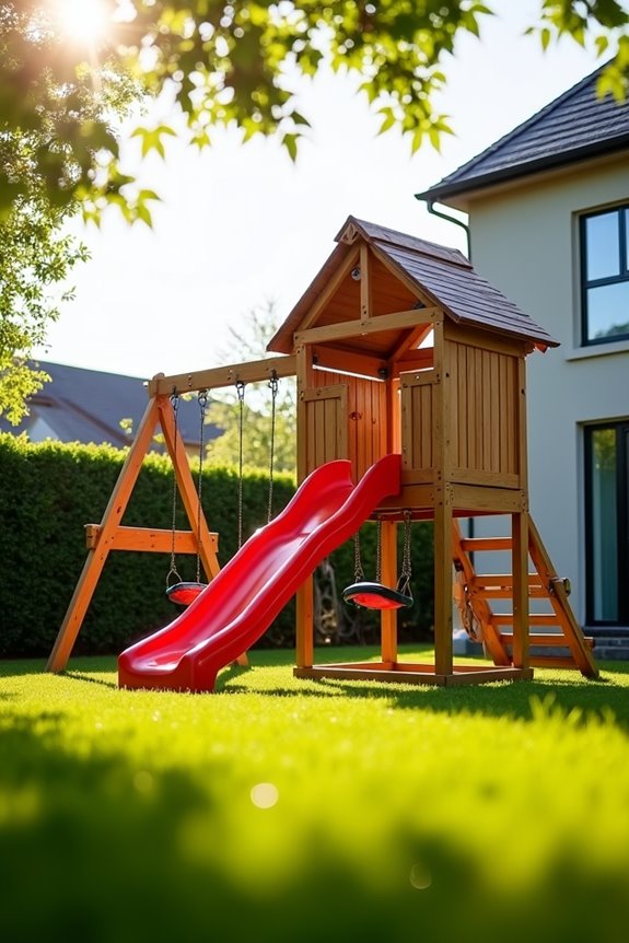 big savings on backyard discovery swing sets