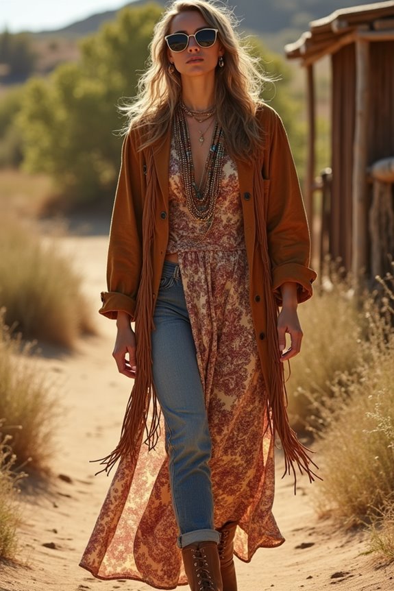 bohemian wardrobe essentials natural layered eclectic