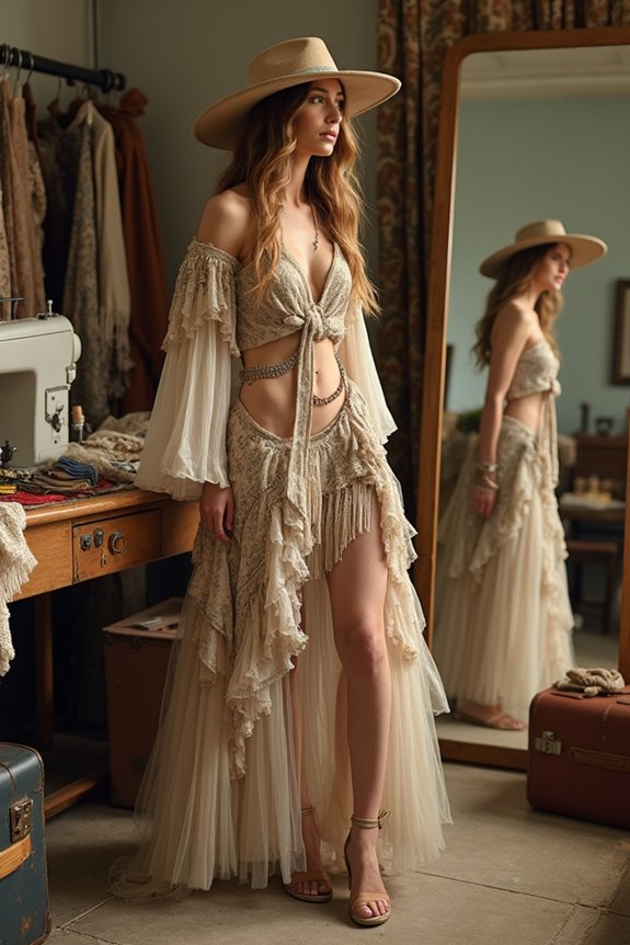 boho chic hits luxury runways