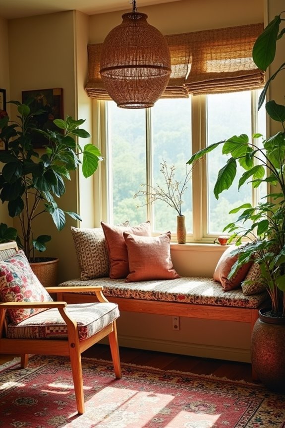 boho infuses unexpected rooms