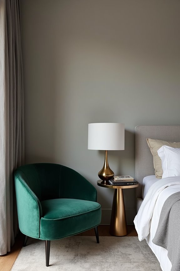 bold statement piece restrained decor