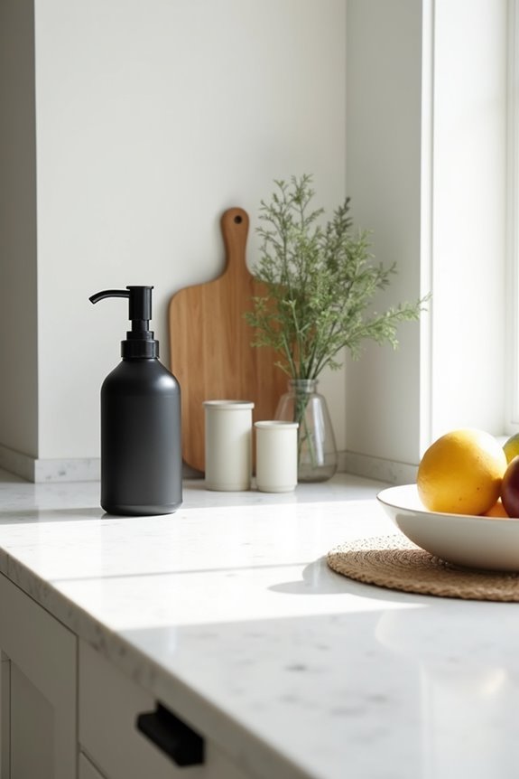 decluttered counters reveal space