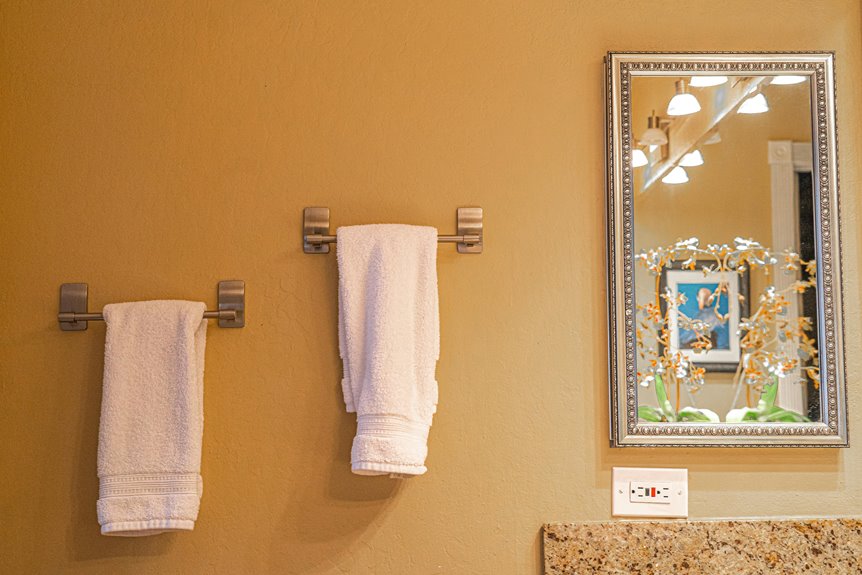 diy bathroom towel decorating