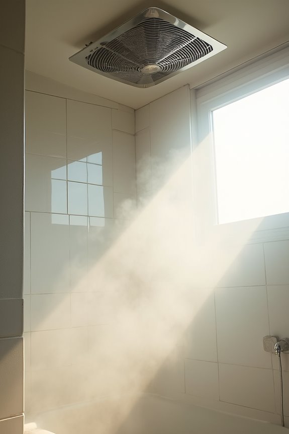 exhaust creates negative pressure backdraft