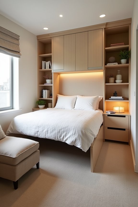 multifunctional space saving bedroom furniture