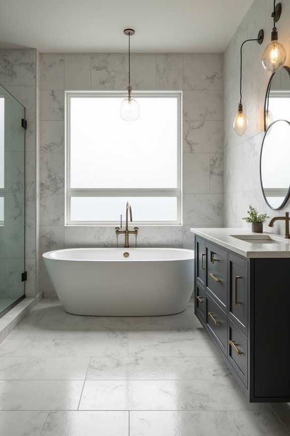 tiny bathroom big budget impact